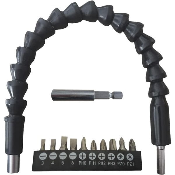 Esnek Şaftlı Tornavida Ucu Seti