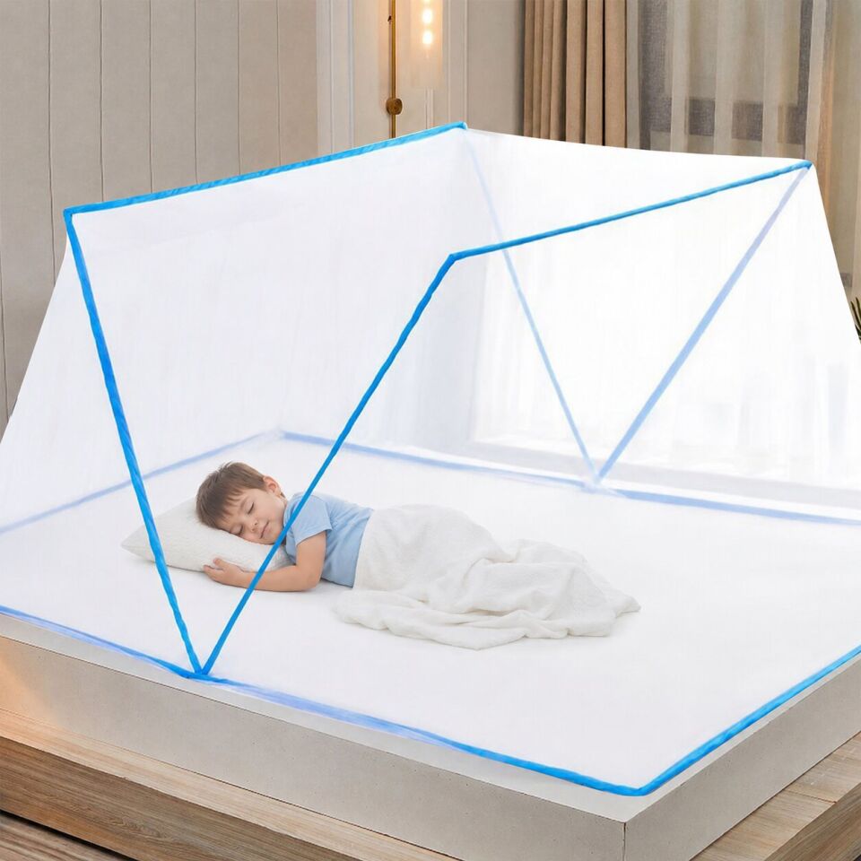 Portatif Bebek ve Çocuk Sinek Koruyucu Cibinlik Tül (50x125 cm) – Katlanabilir Beşik ve Yatak Tülü