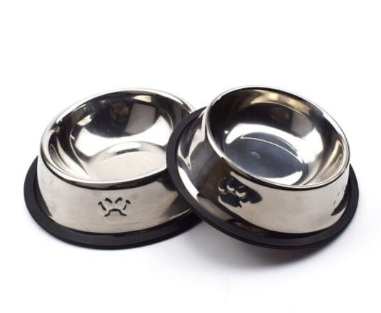 Paslanmaz Çelik Metal Mama Kabı 18 cm.