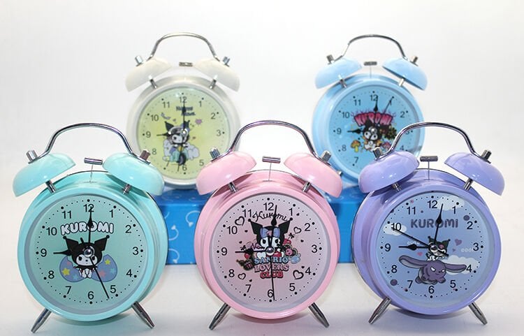 Kuromi, Hello Kitty, Mickey Mouse Masa Üstü Çalar Saat