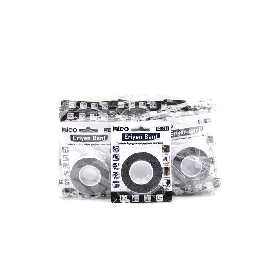 20 mm x 3 mt Eriyen Bant - Esnek - Çift Taraflı - Kendinden Kaynayan