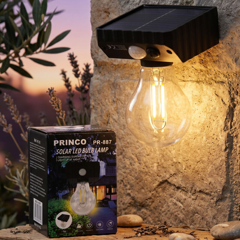 Solar Sensörlü LED Ampul Lamba - Güneş Enerjili - Dış Mekan Aydınlatma