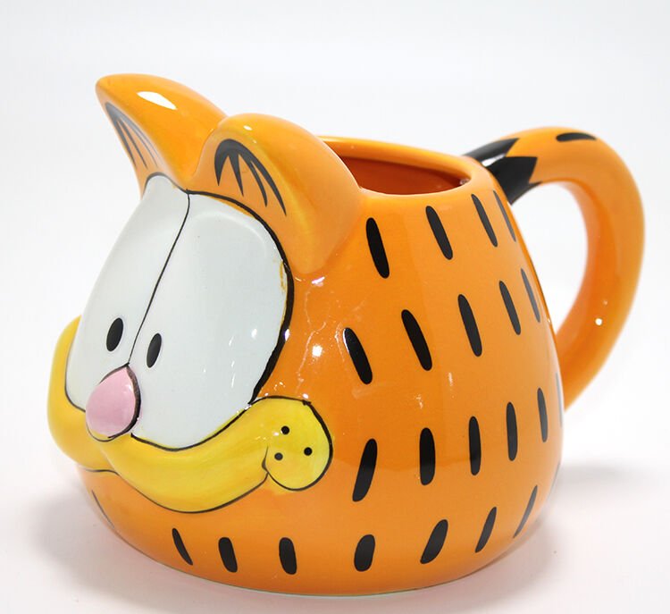 Garfield Kabartmalı Kupa Bardak