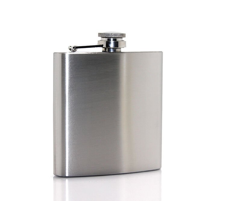Paslanmaz Çelik 5 Oz Tekli Matara Model 2