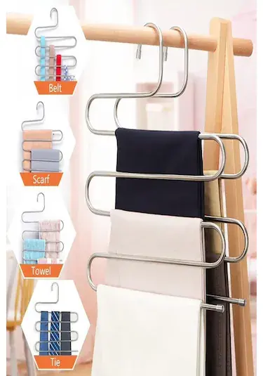 Krom Pantolon Askısı