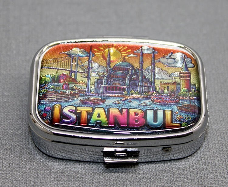 İstanbul Temalı İlaç Kutusu - Model 12