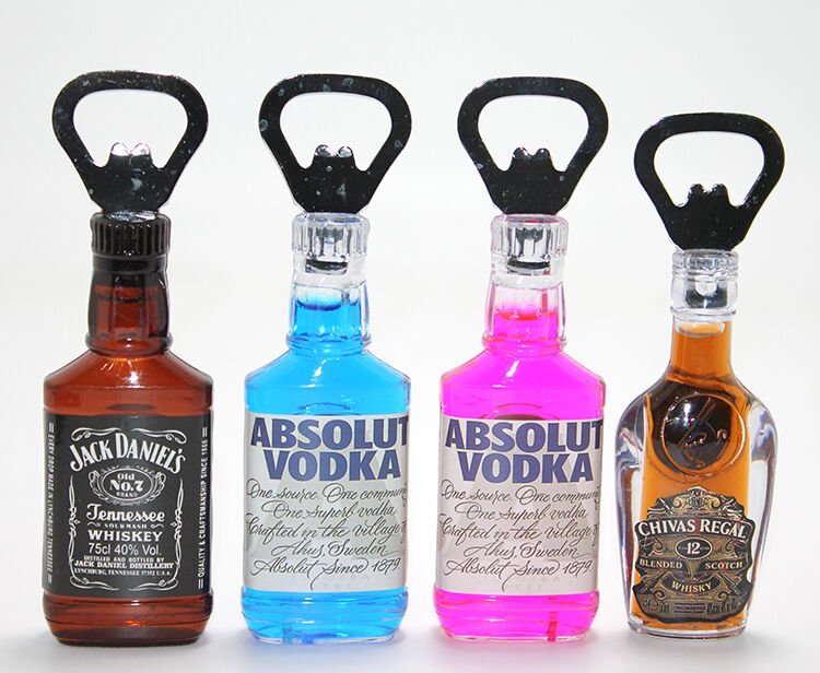 İkonik İçecek Şişesi Tasarımlı Magnetli Şişe Açacağı - Model 3