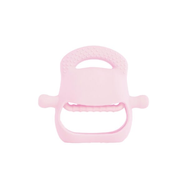 Pembe Bebek Silikon Diş Kaşıyıcı