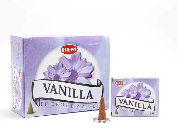 Vanilla Aromalı Konik Tütsü