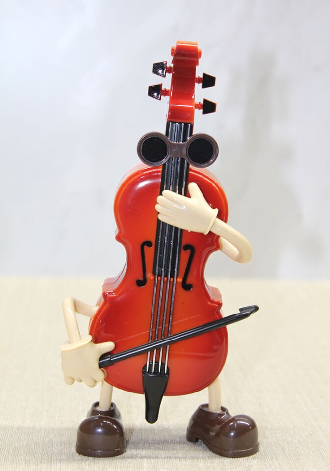 Keman Müzik Kutusu Eğlenceli Tasarım