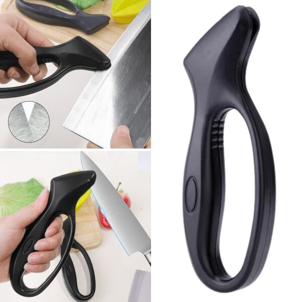 Ergonomik Paslanmaz Çelik Manuel Bıçak Bileme Aleti
