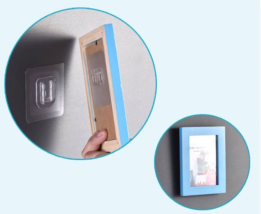 Geçmeli Klips Eşya Sabitleme Askısı 10'lu Set