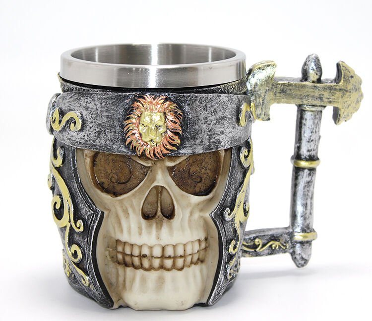 Şövalye Tasarım İçi Paslanmaz Çelik Kupa Bardak