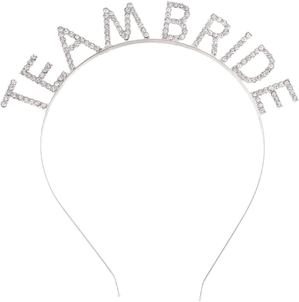 Gümüş Kaplama Kristal Taşlı Team Bride Taç