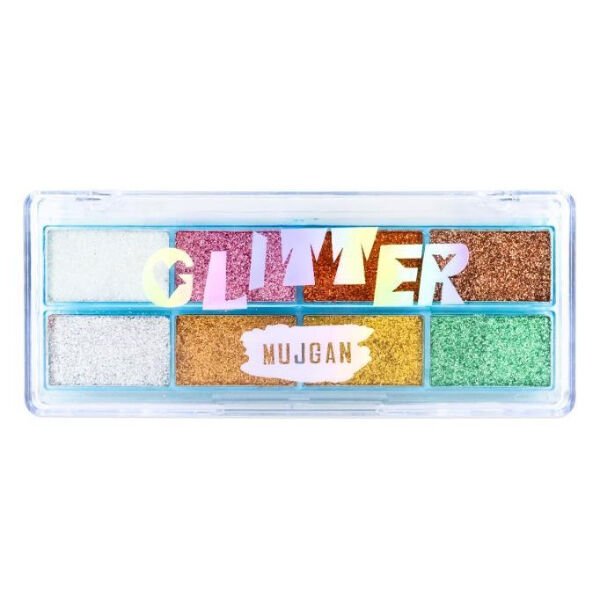 8 Renk Yaz Glitter Far Paleti - 2'li Set