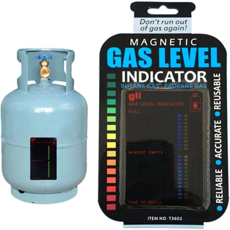 Mıknatıslı Tüp Gaz Seviye Ölçer - Hızlı Göstergeli - Yeniden Kullanılabilir