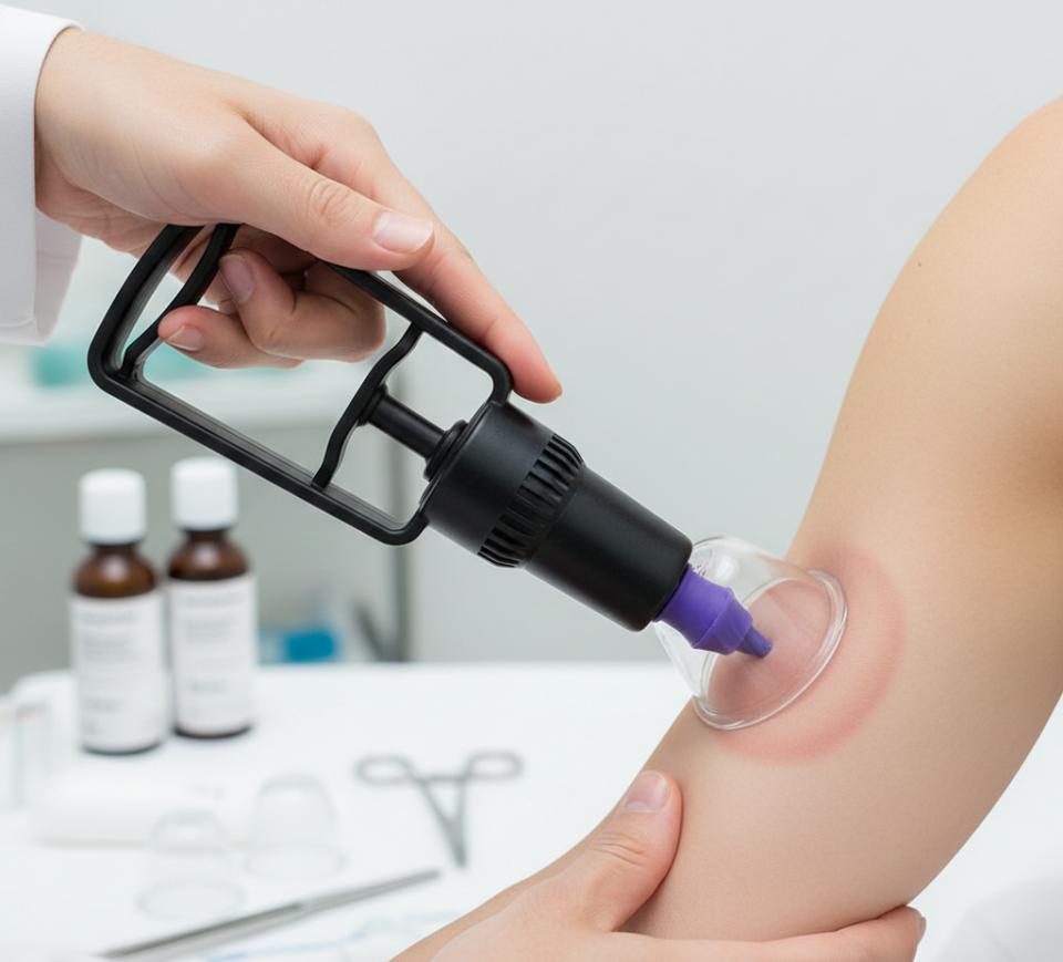 Hacamat Pompa 4 Parmak Siyah