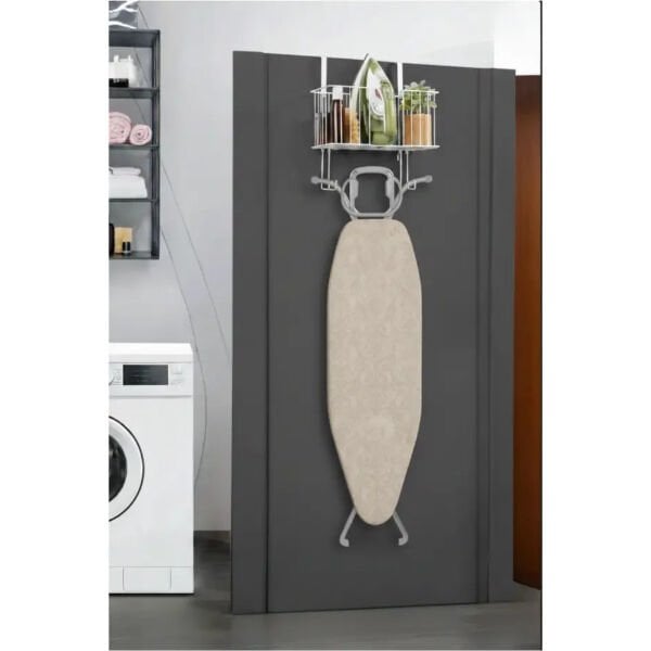 Kapı Arkası Ütü ve Ütü Masası Askısı Organizer