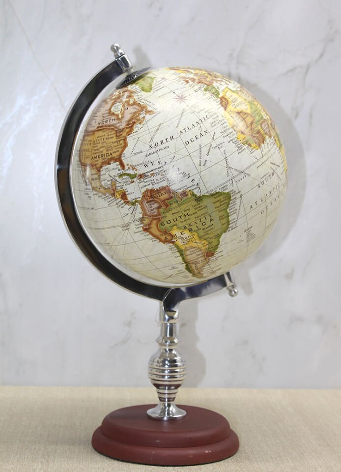 Dekoratif Masaüstü Dünya Küre - Model 12