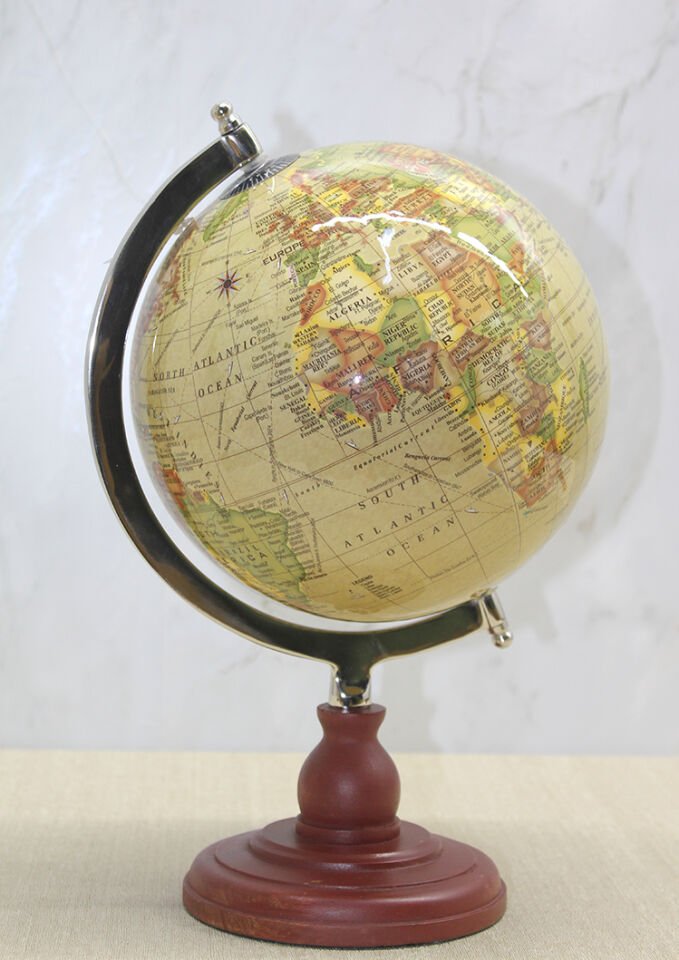 Dekoratif Masaüstü Dünya Küre - Model 4